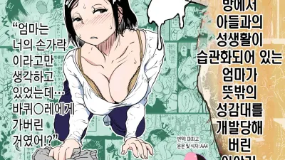 쓰레기장이 된 방에서 아들과의 성생활이 습관화되어 있는 엄마가 뜻밖의 성감대를 개발당해 버린 이야기. [섹트야동,쇼츠야동,한국야동,딸퀸야동]